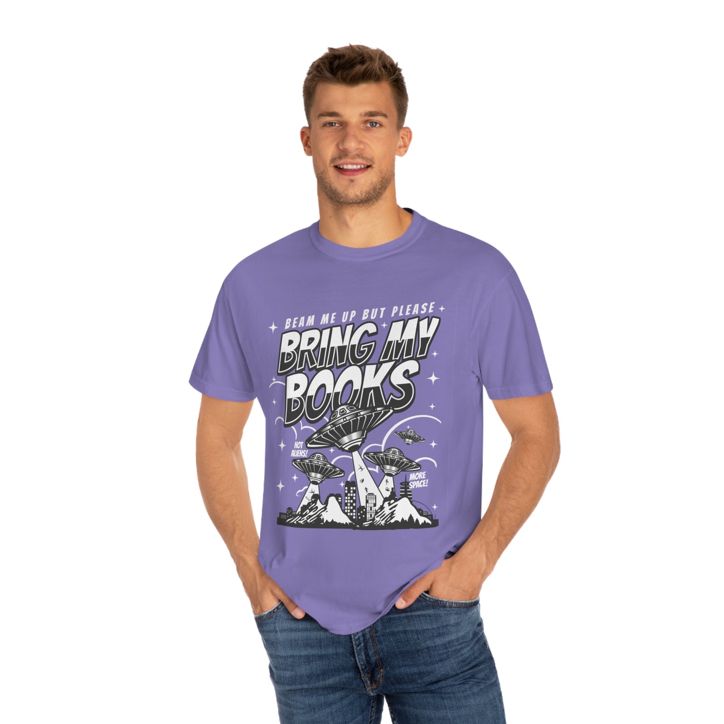 Beam Me Up Comic Shirt | Comfort Colors