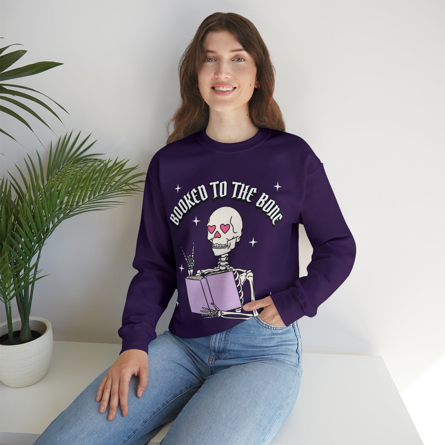 Booked To The Bone Crewneck