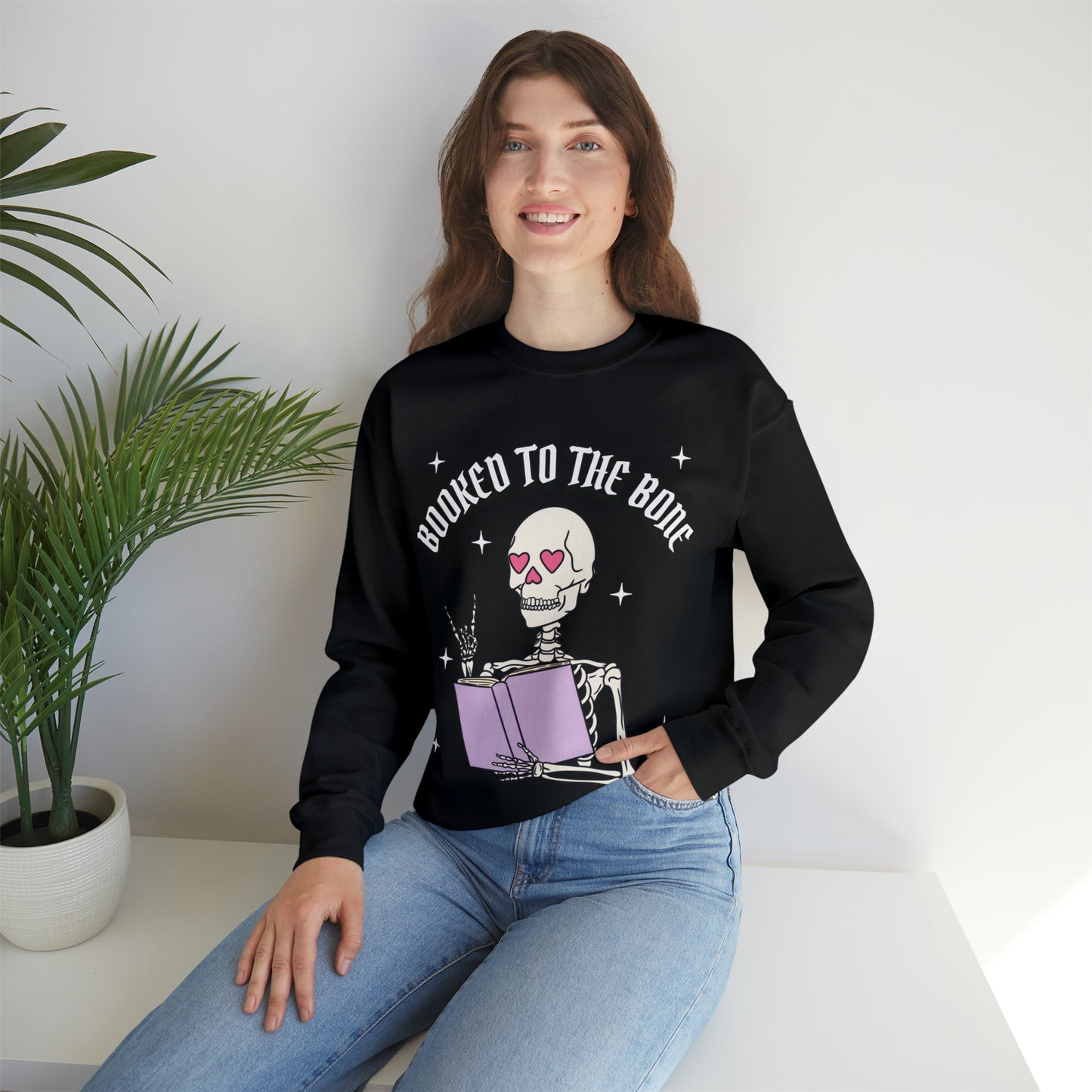 Booked To The Bone Crewneck
