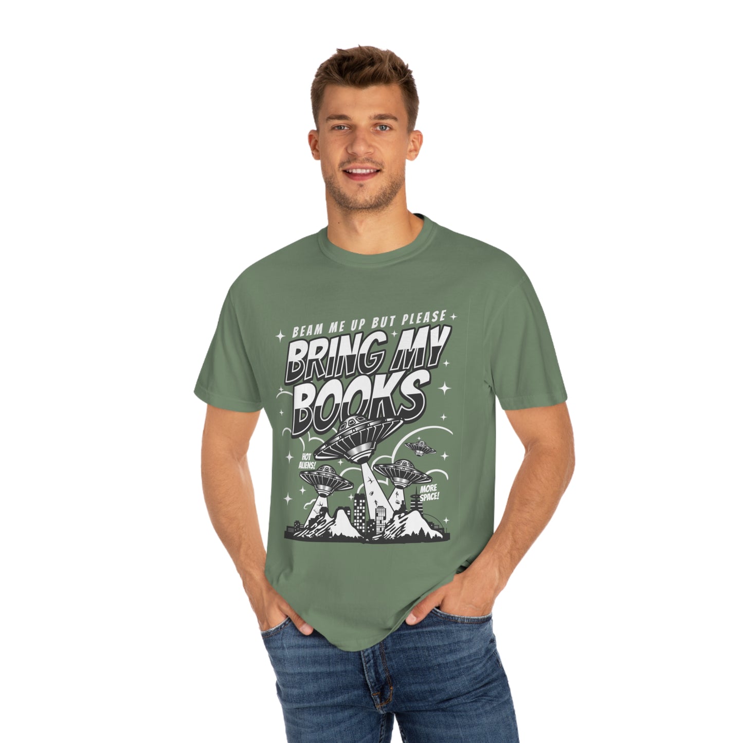 Beam Me Up Comic Shirt | Comfort Colors