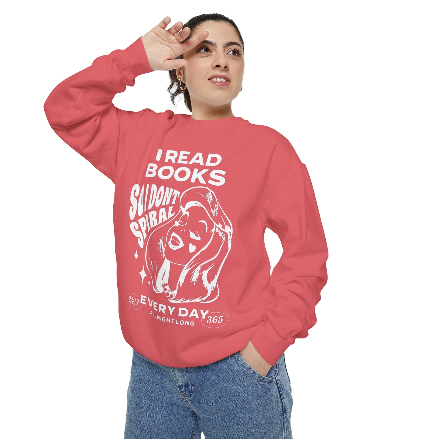 I Read Books Crewneck | Comfort Colors