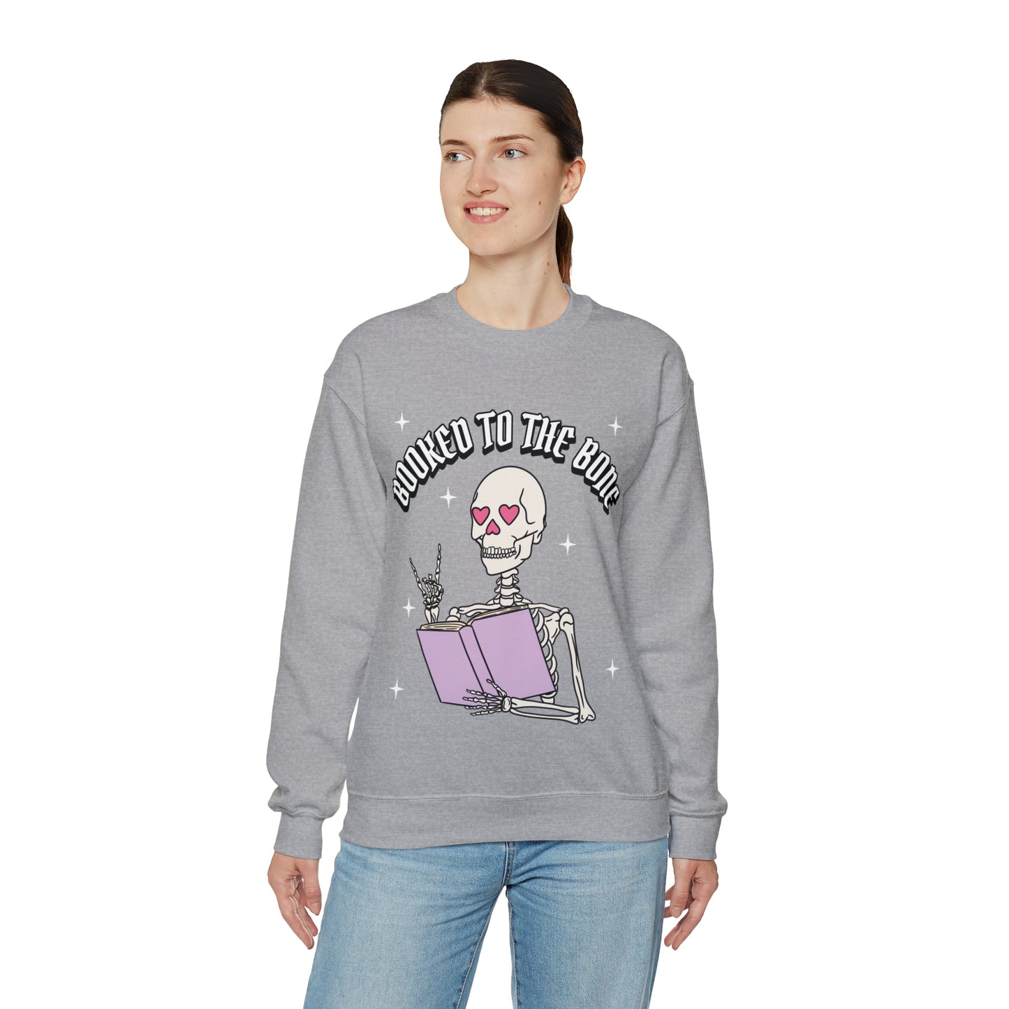 Booked To The Bone Crewneck
