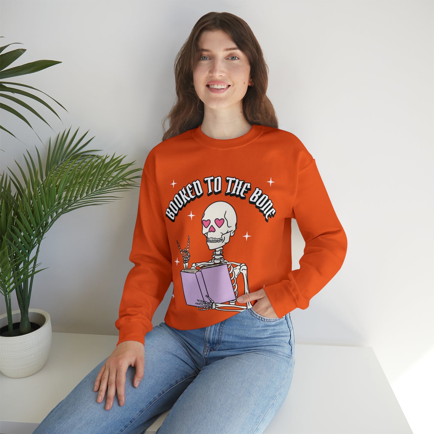 Booked To The Bone Crewneck