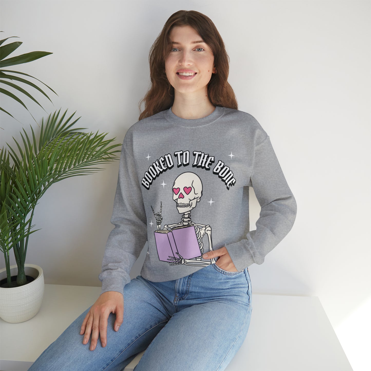 Booked To The Bone Crewneck