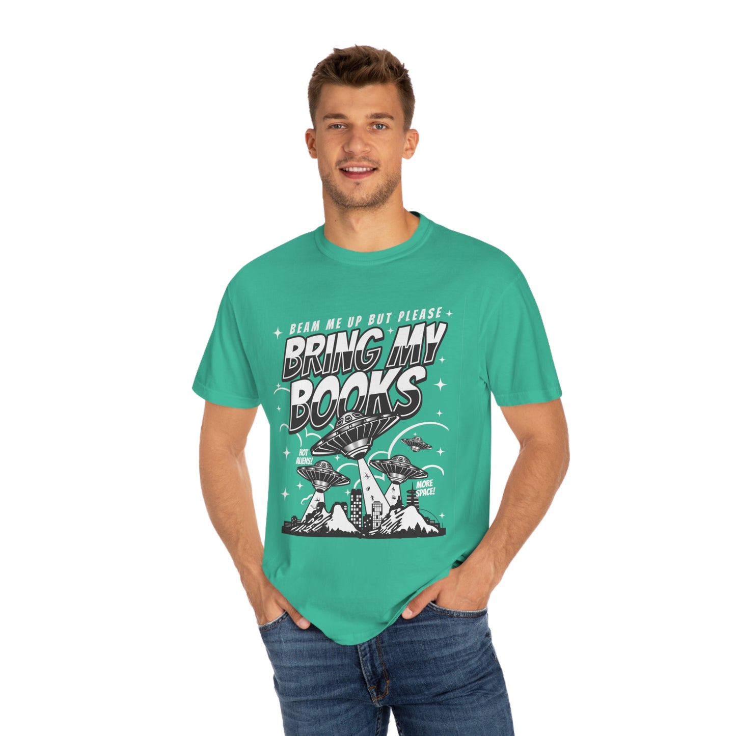 Beam Me Up Comic Shirt | Comfort Colors