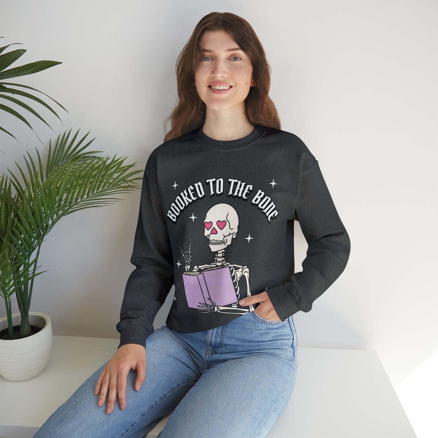 Booked To The Bone Crewneck