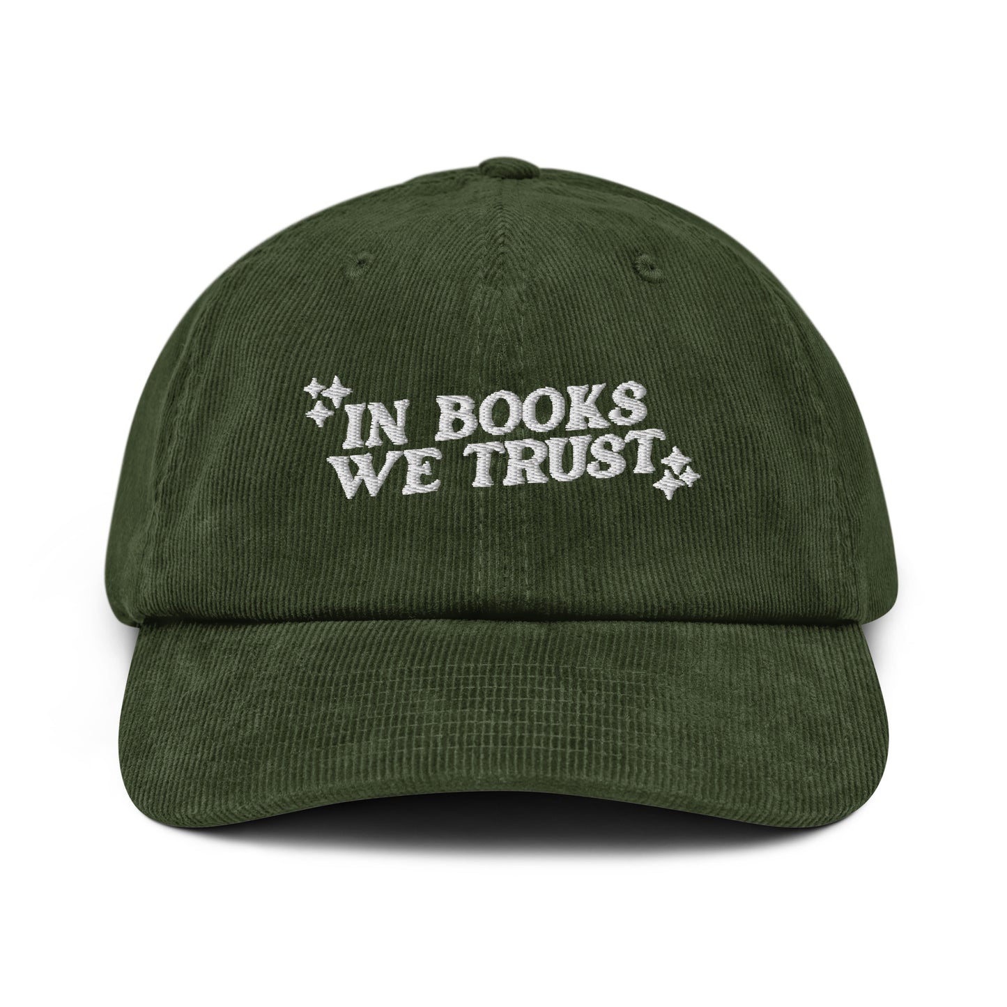 In Books We Trust Corduroy Hat