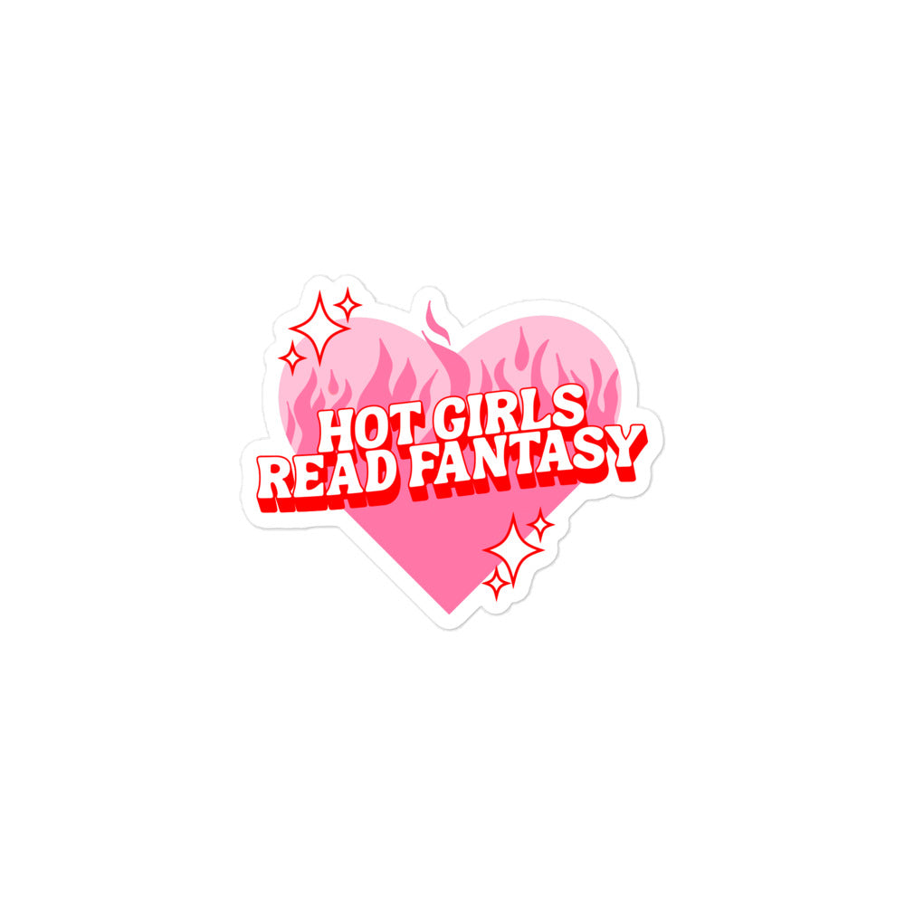 Hot Girls Read Fantasy Sticker