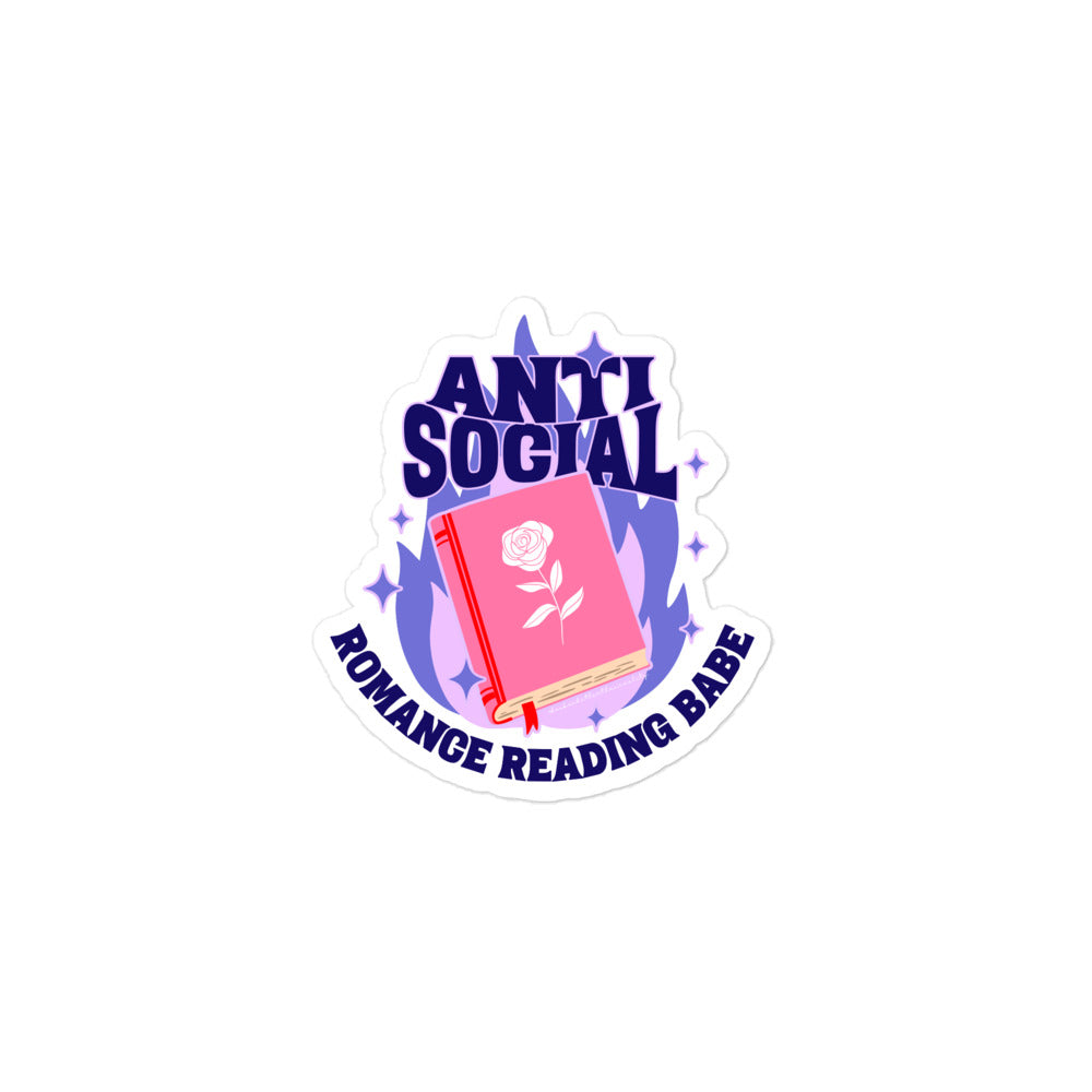 Anti Social Romance Babe Sticker