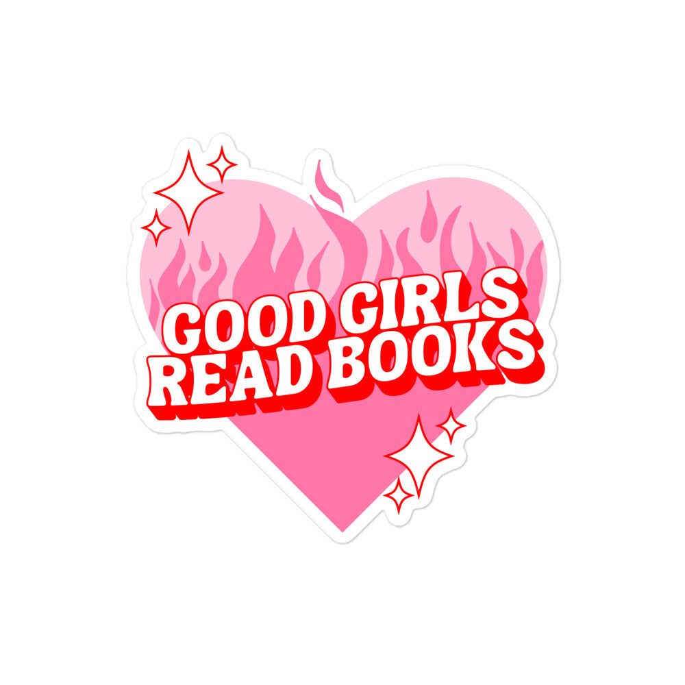 Good Girls Read Books Sticker