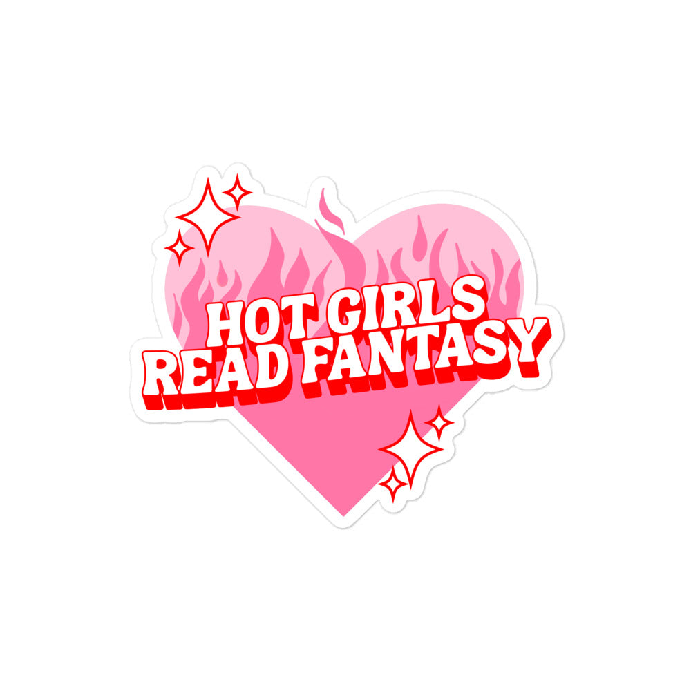 Hot Girls Read Fantasy Sticker