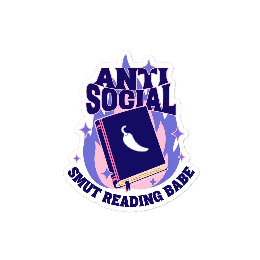 Anti Social Smut Babe Sticker
