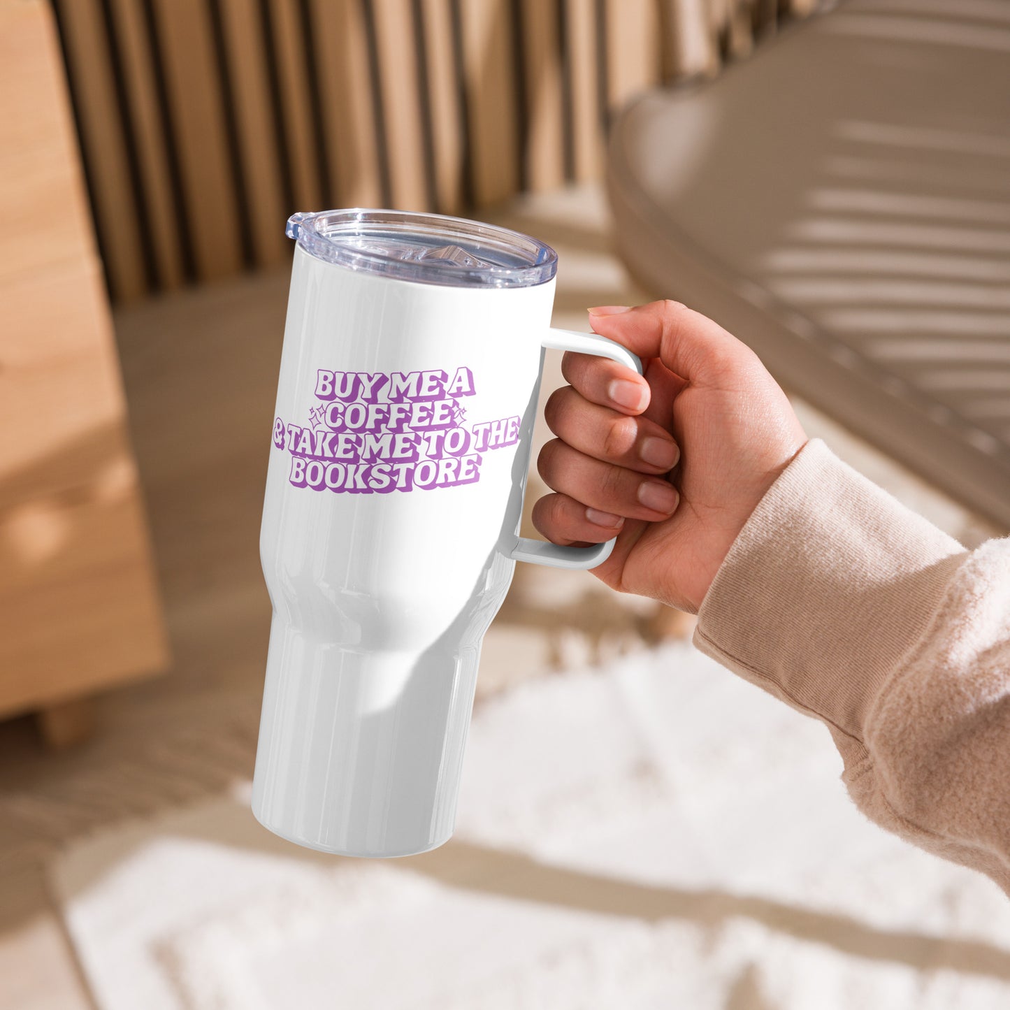 Buy Me A Coffee Travel Mug