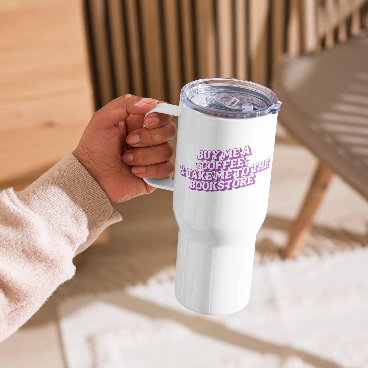 Buy Me A Coffee Travel Mug