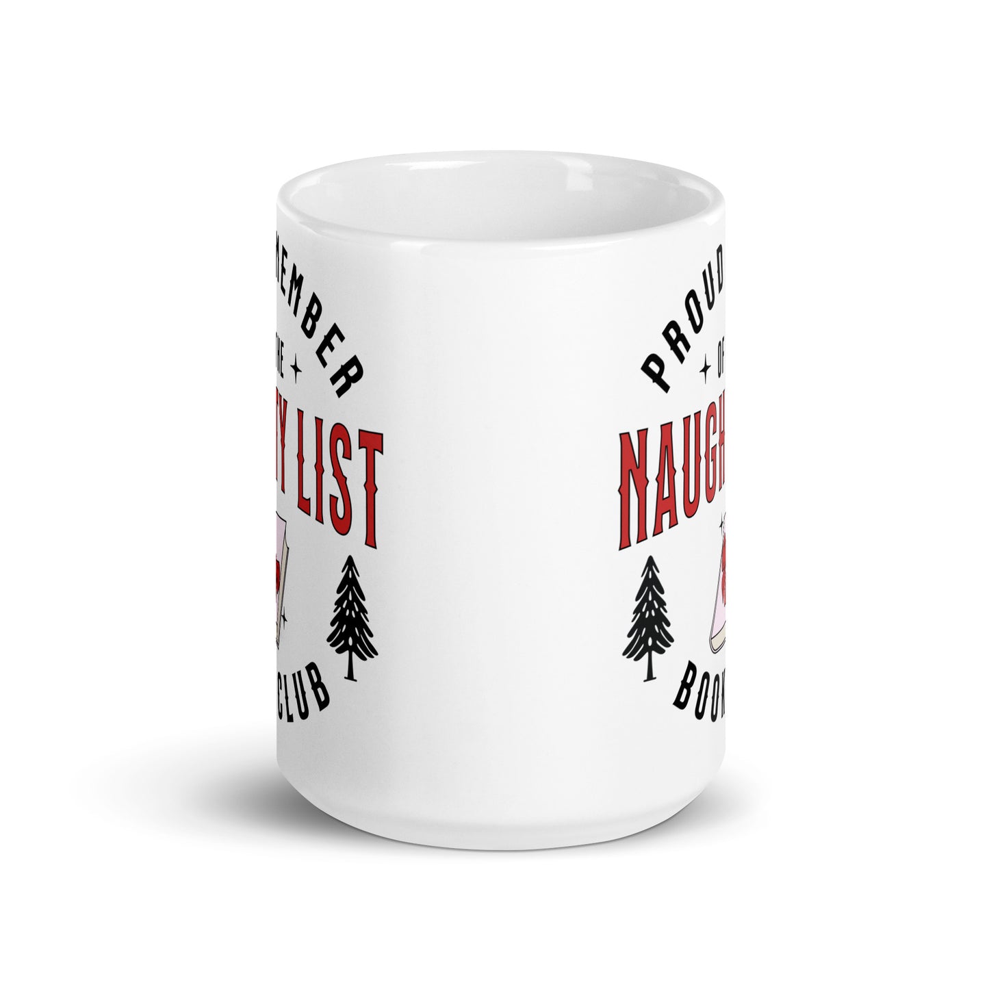 White glossy mug
