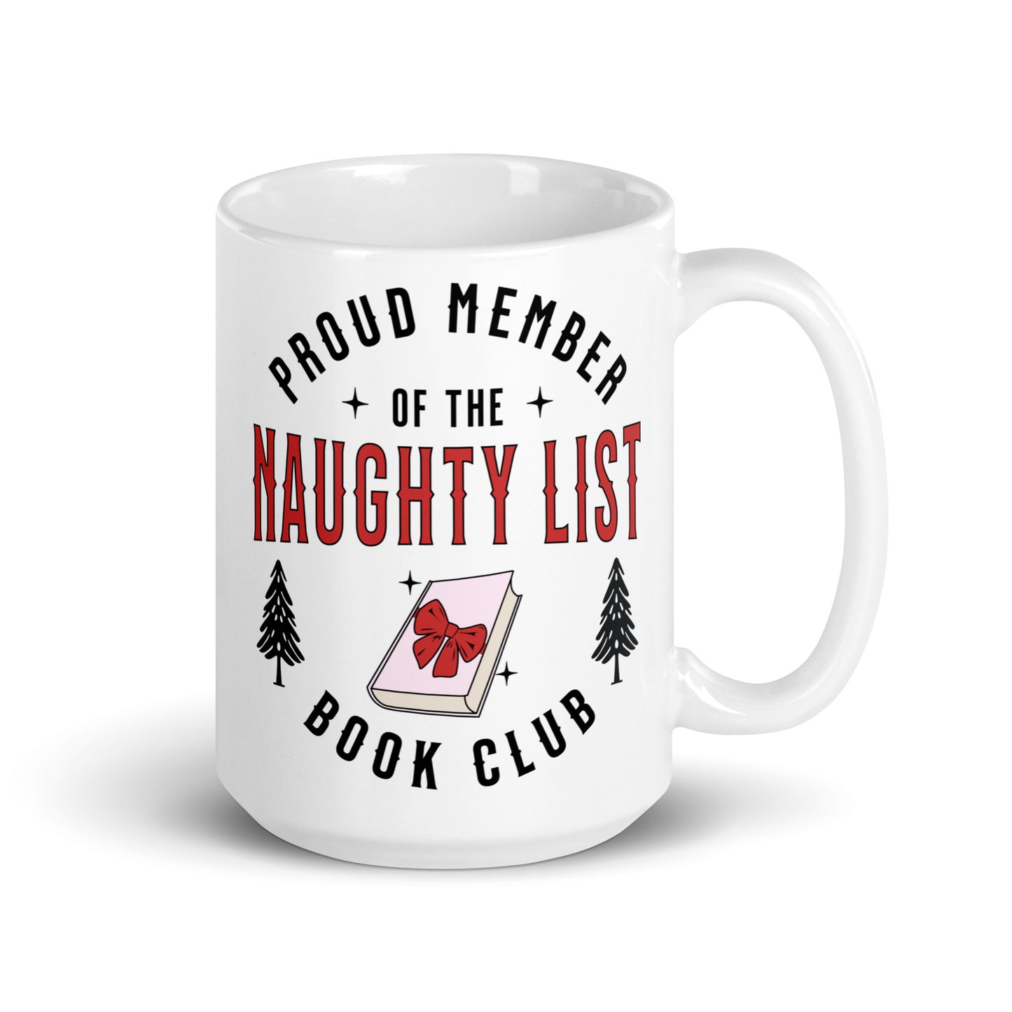 White glossy mug