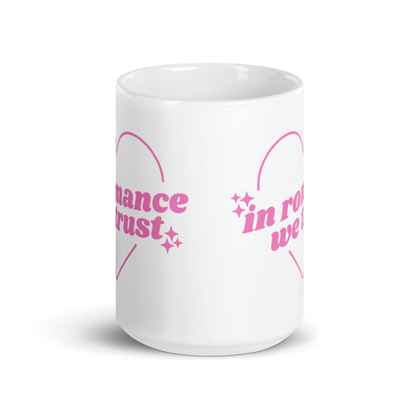 In Romance We Trust Mug