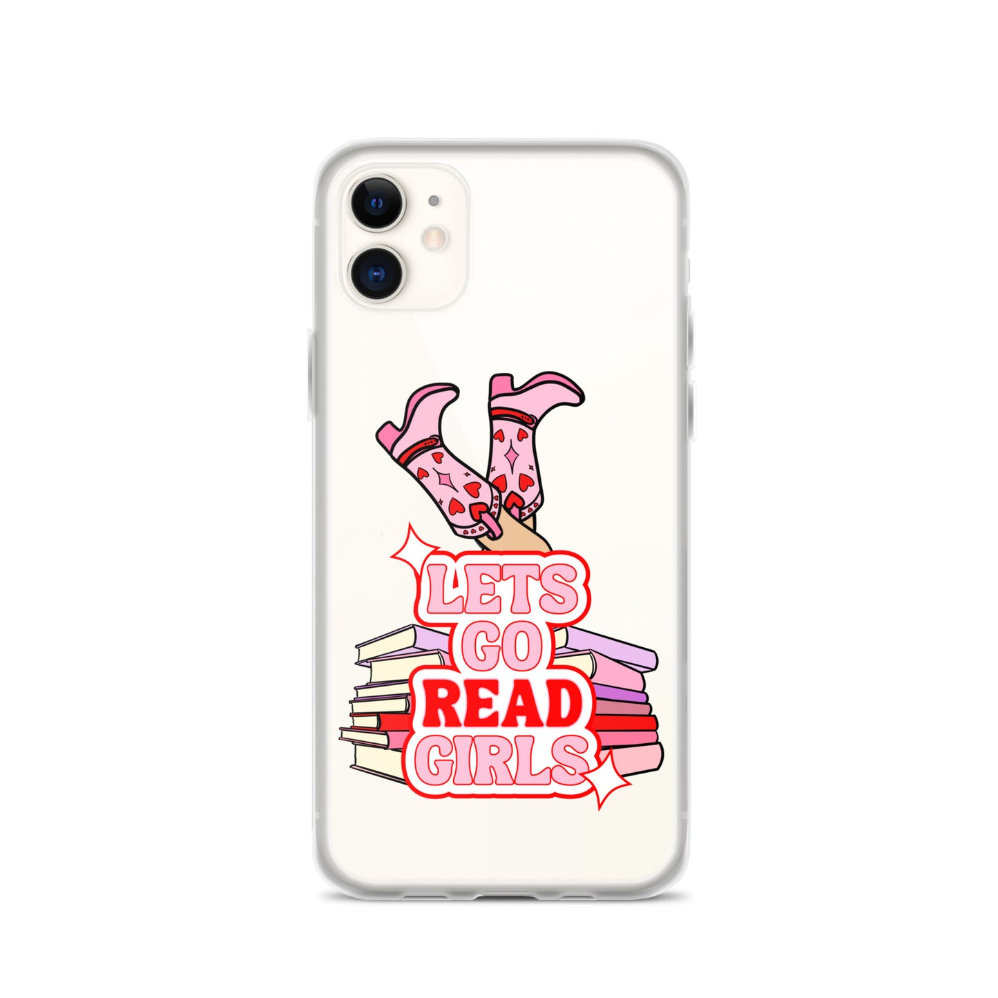 Let's Go (Read) Girls iPhone Case
