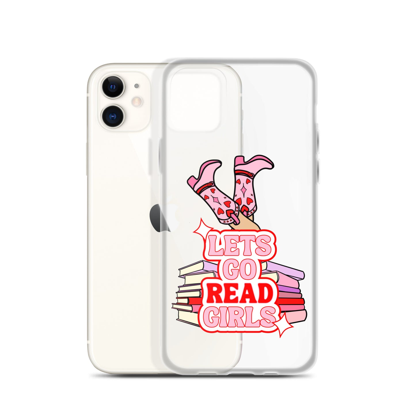 Let's Go (Read) Girls iPhone Case