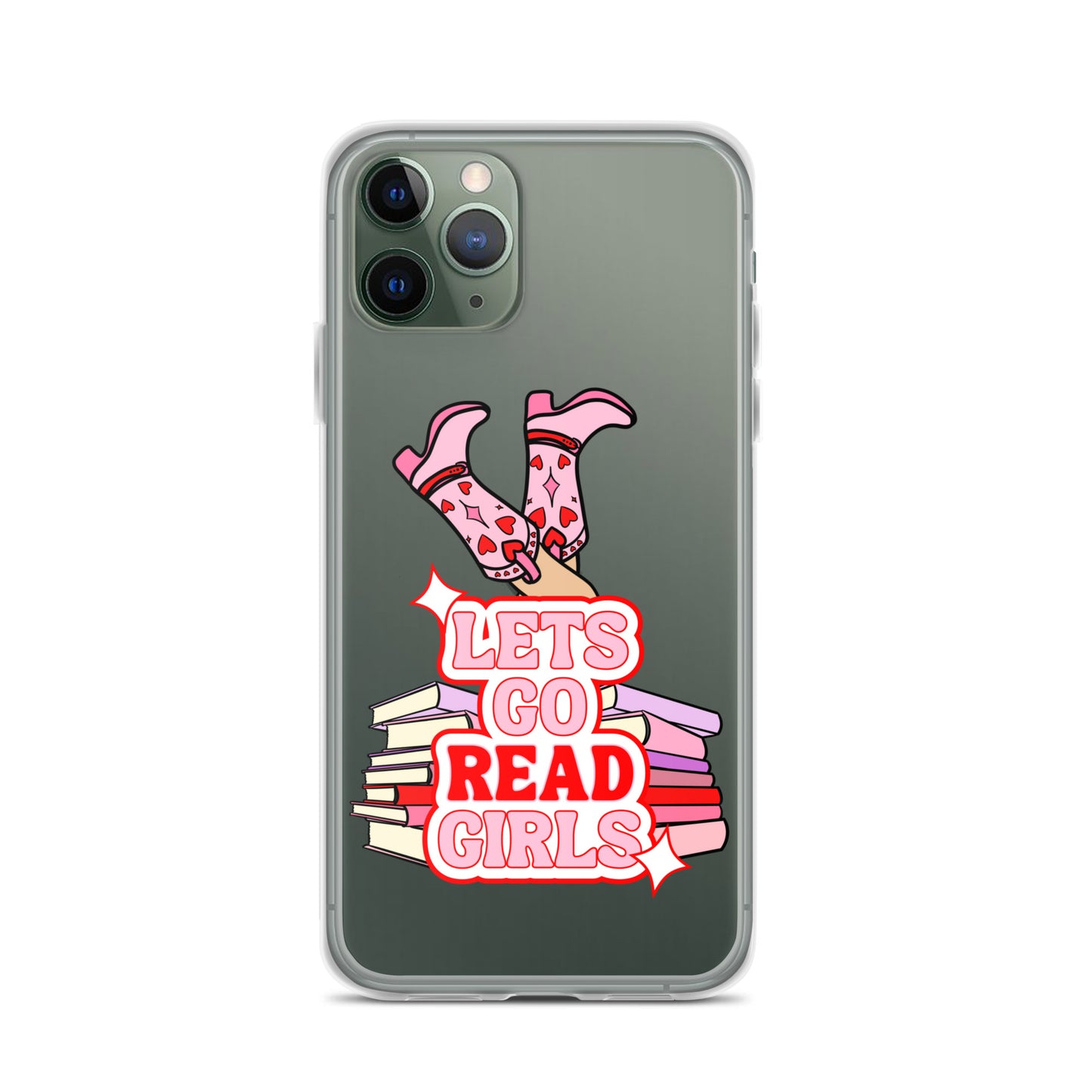 Let's Go (Read) Girls iPhone Case