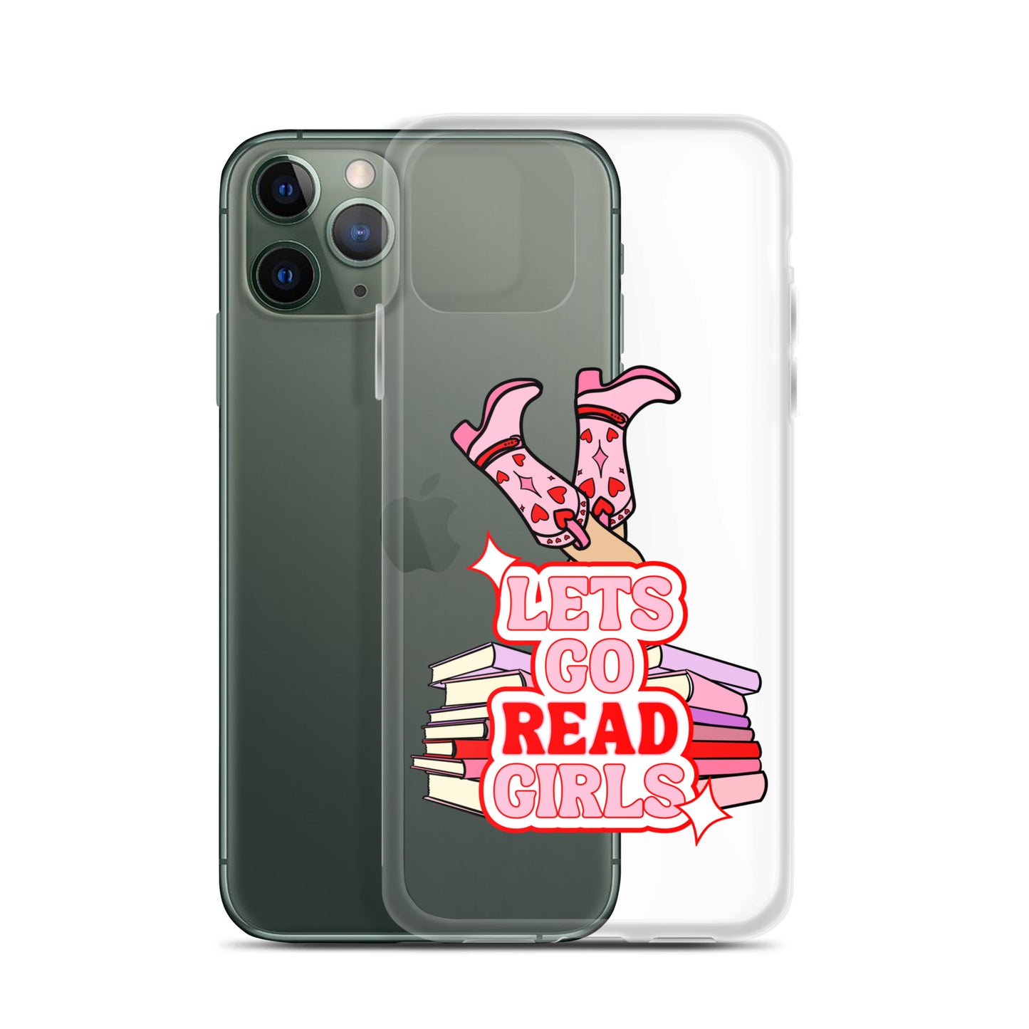 Let's Go (Read) Girls iPhone Case