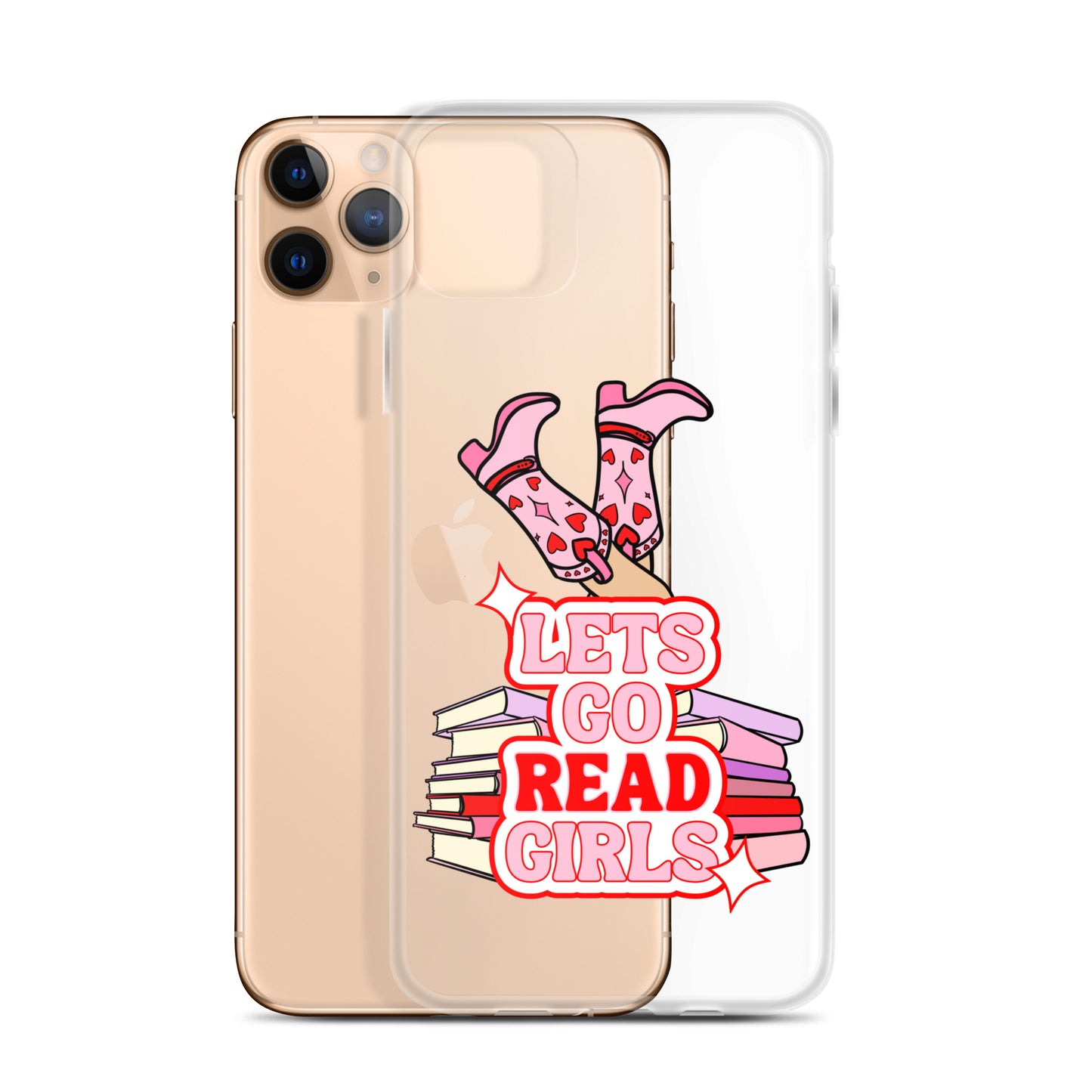 Let's Go (Read) Girls iPhone Case