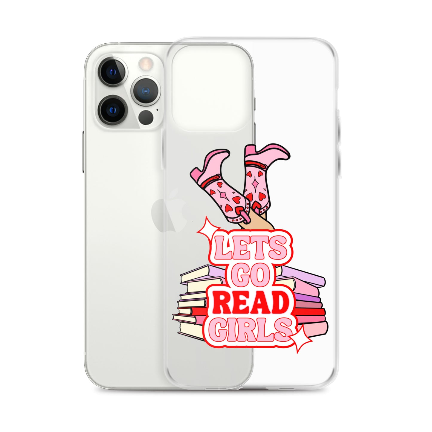 Let's Go (Read) Girls iPhone Case