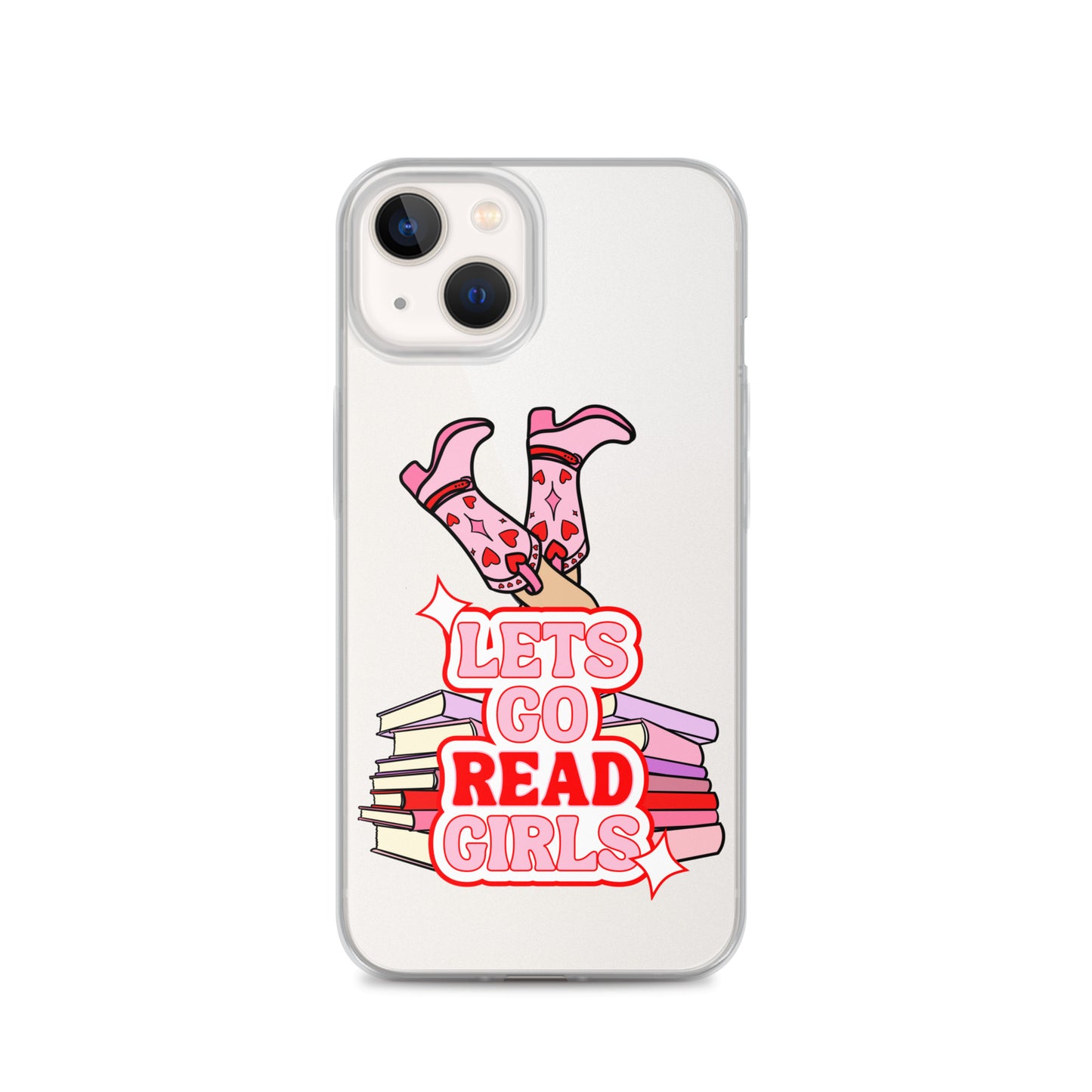 Let's Go (Read) Girls iPhone Case