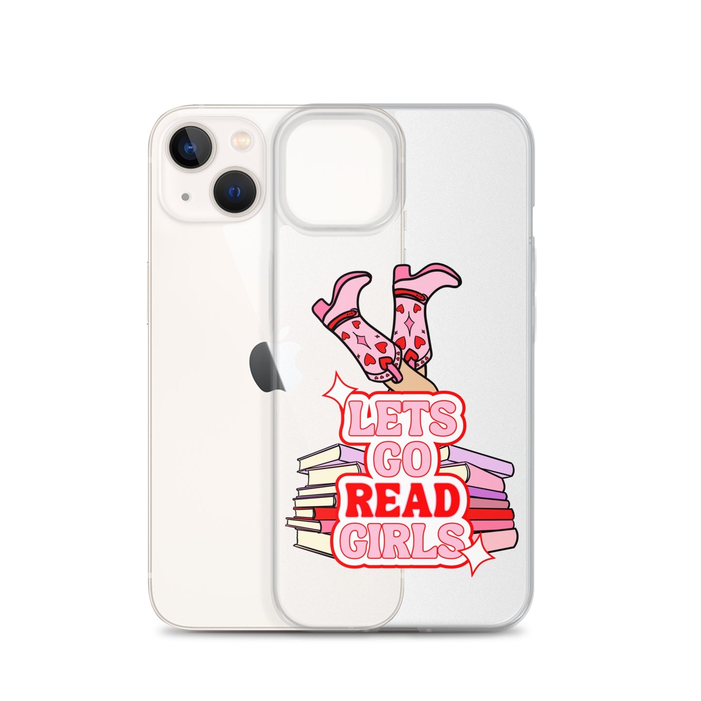 Let's Go (Read) Girls iPhone Case
