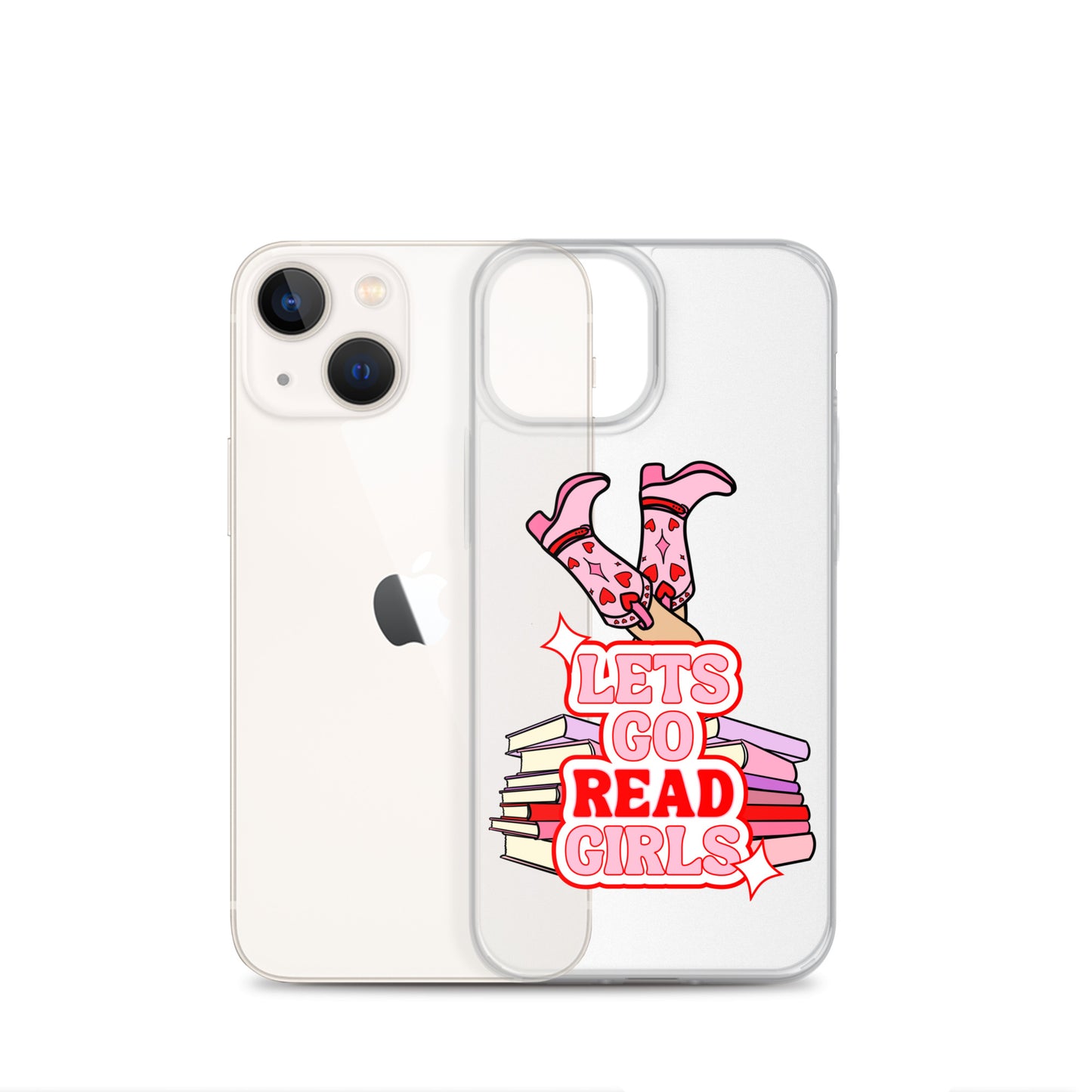 Let's Go (Read) Girls iPhone Case