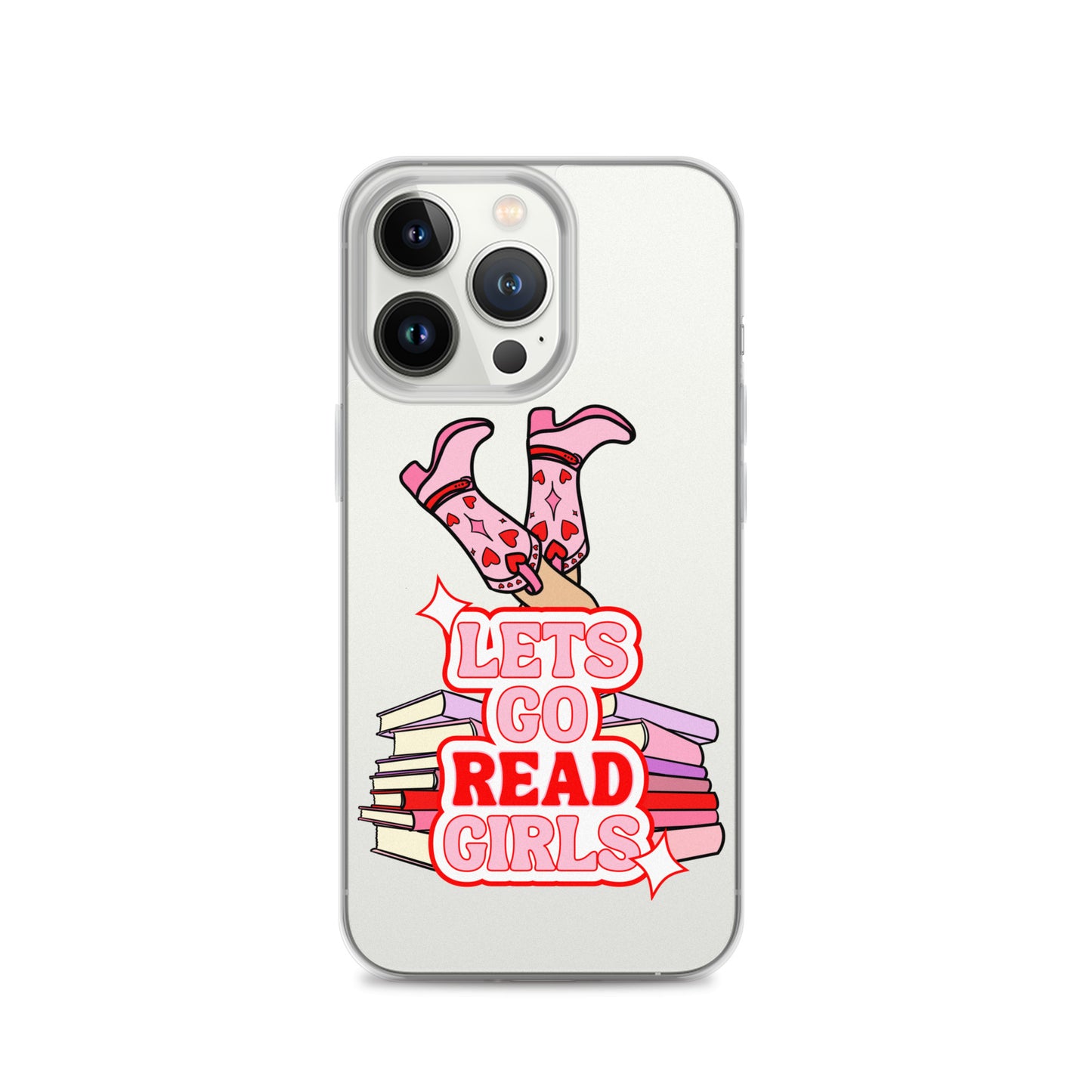 Let's Go (Read) Girls iPhone Case