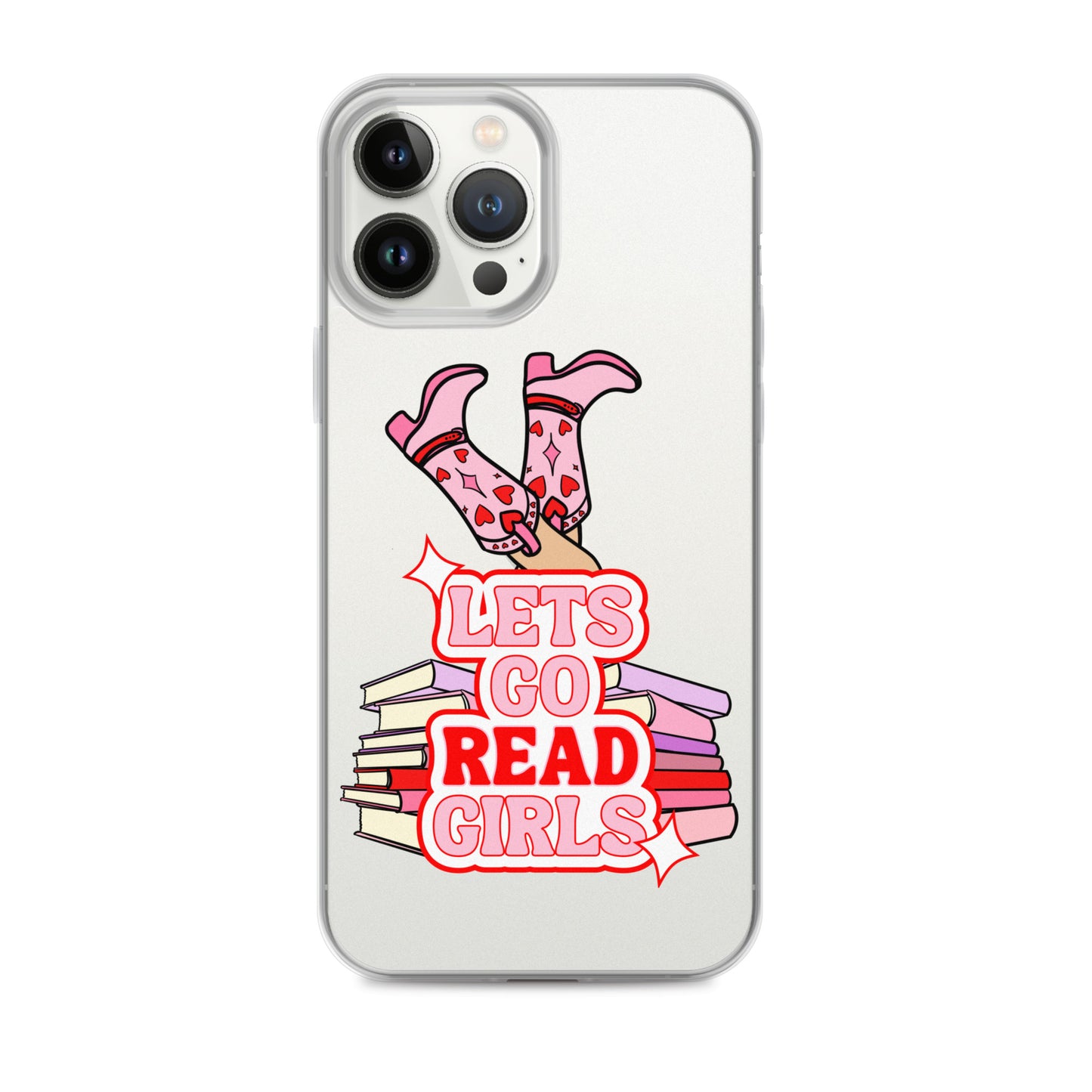 Let's Go (Read) Girls iPhone Case