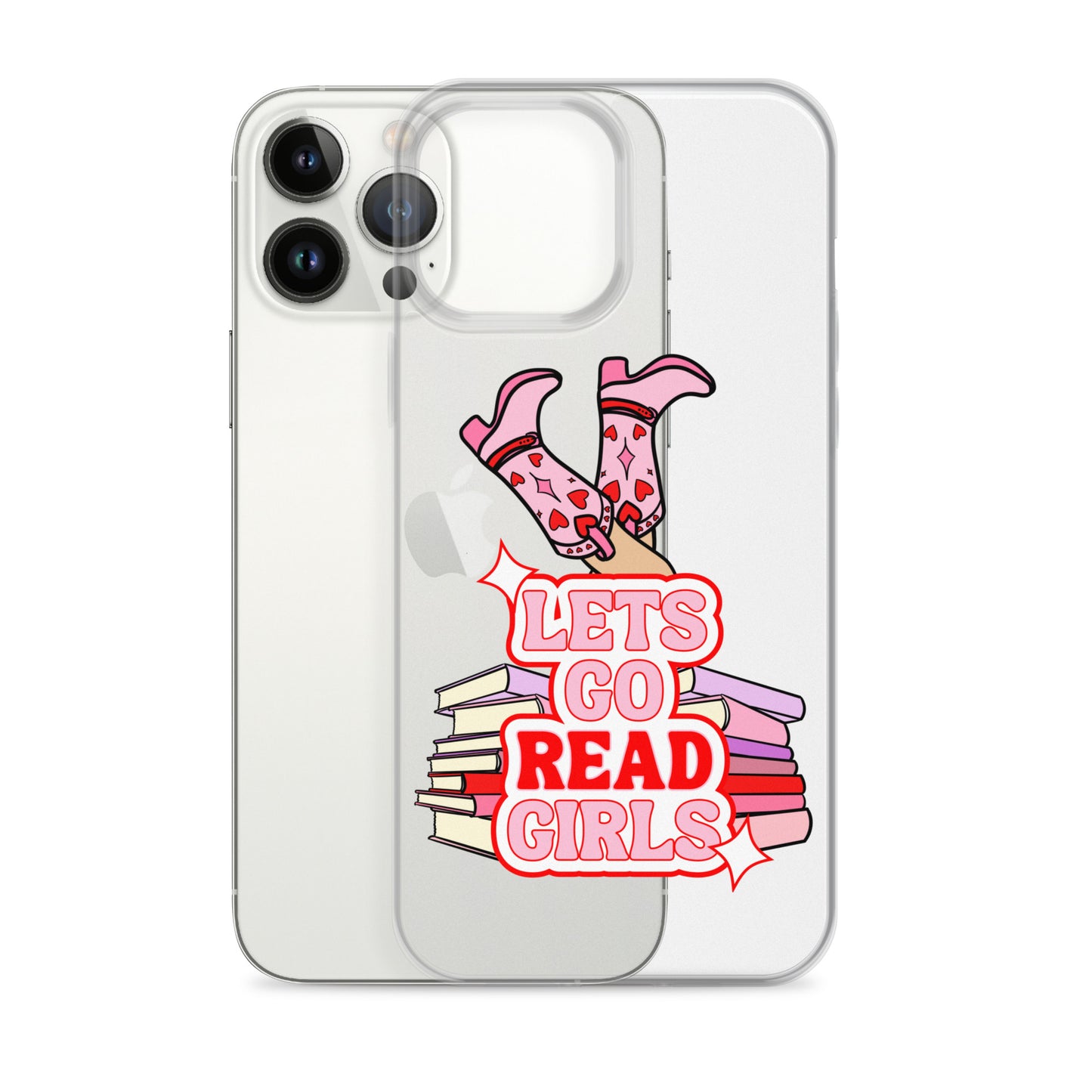 Let's Go (Read) Girls iPhone Case