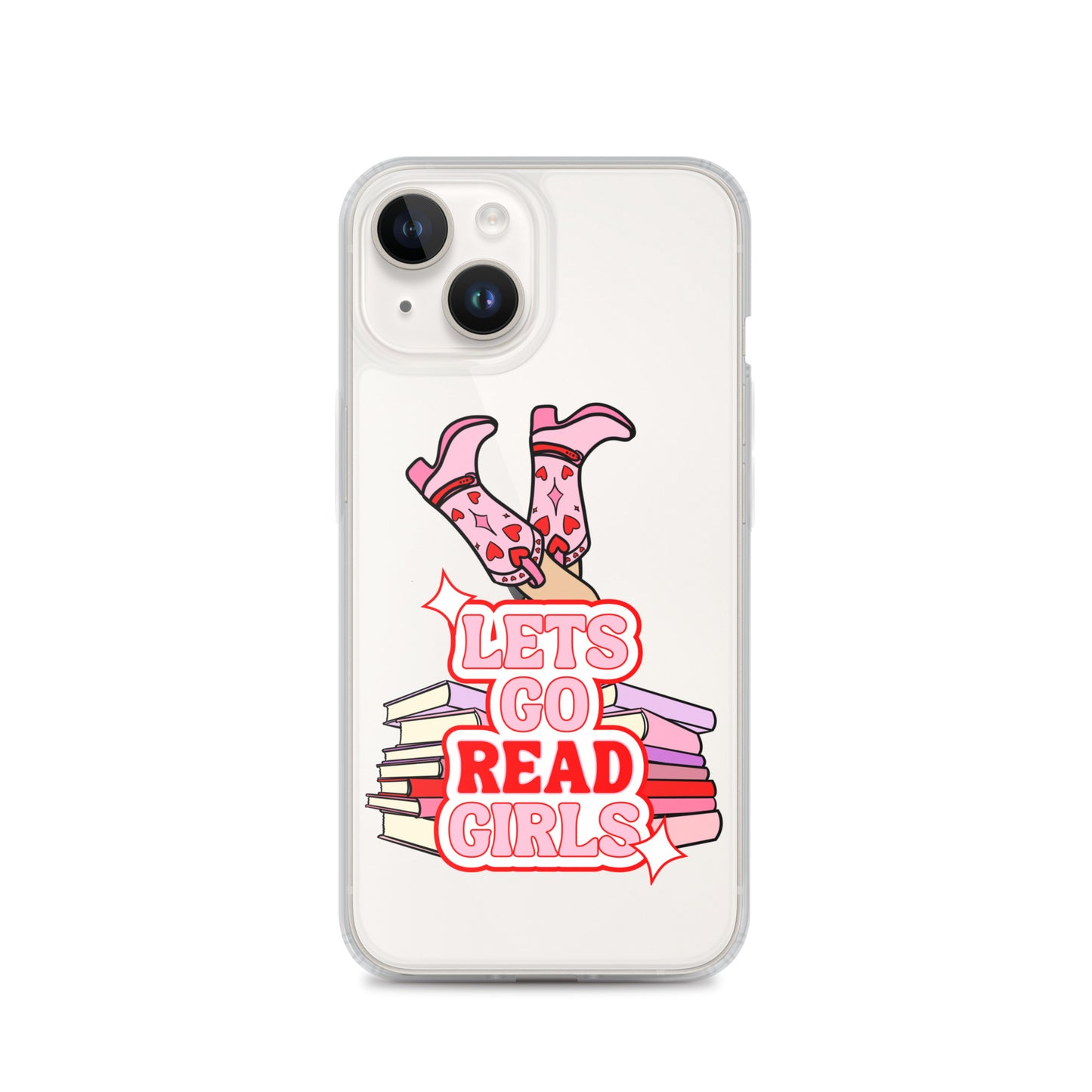 Let's Go (Read) Girls iPhone Case