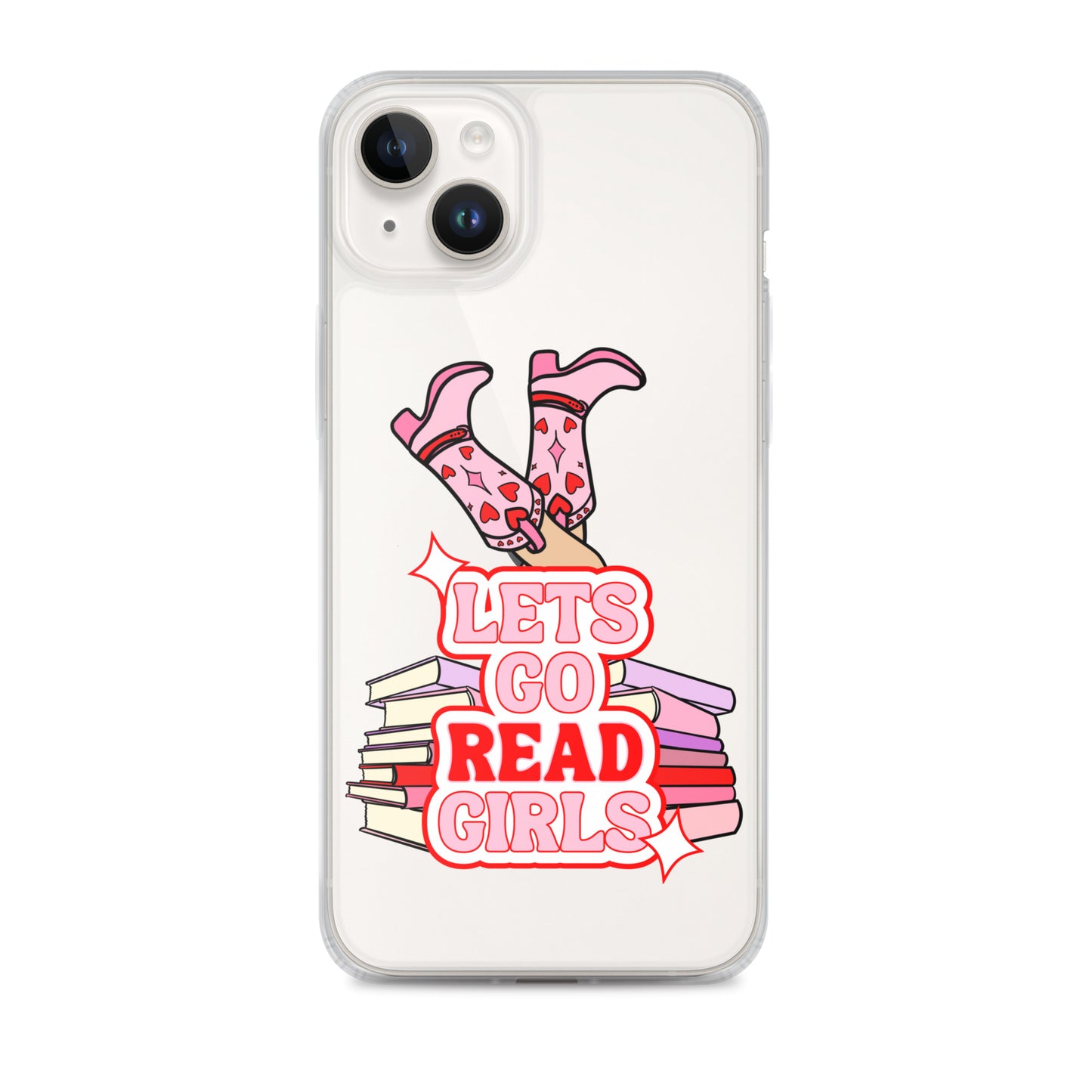 Let's Go (Read) Girls iPhone Case