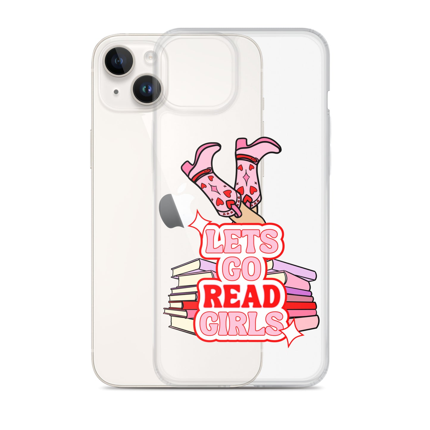 Let's Go (Read) Girls iPhone Case