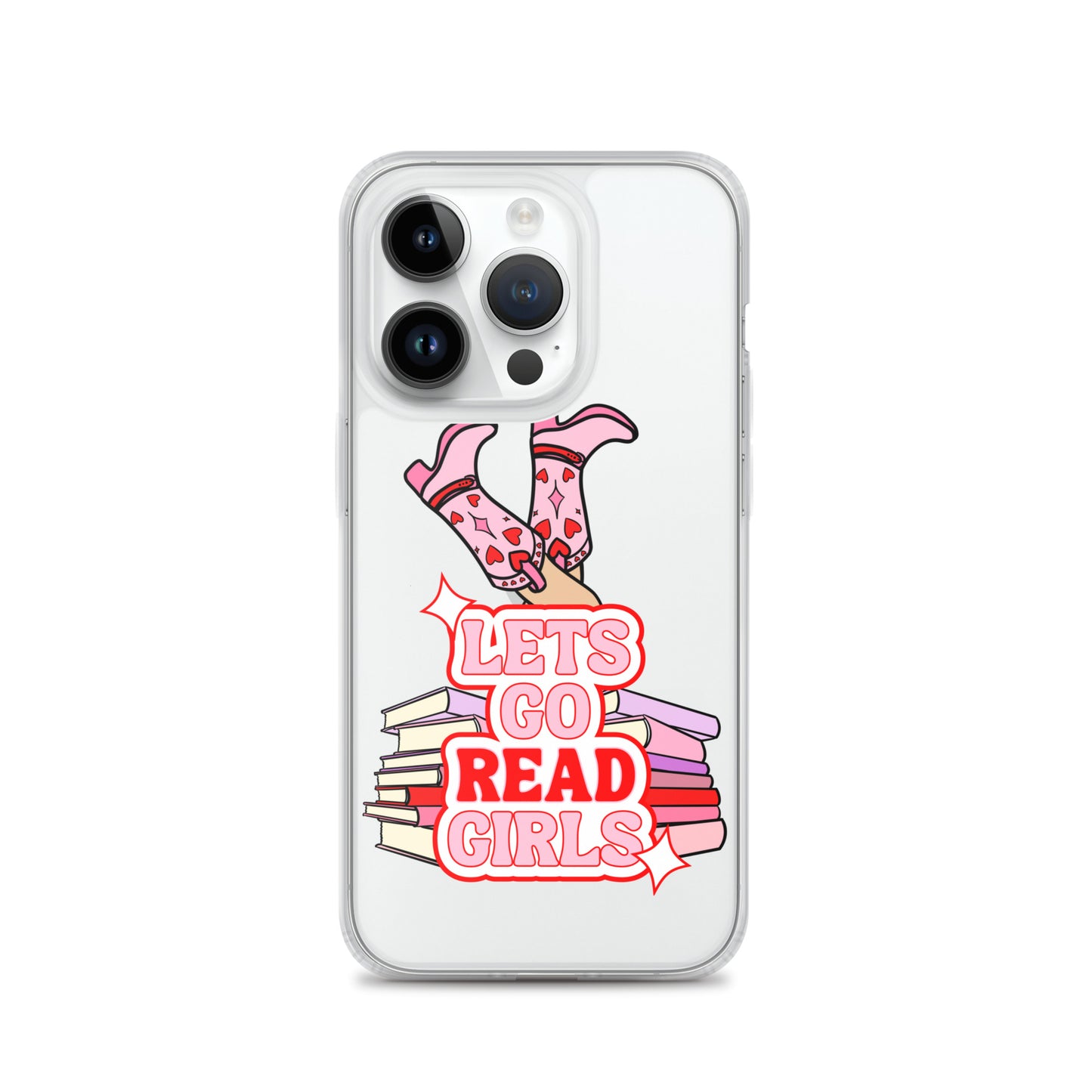 Let's Go (Read) Girls iPhone Case