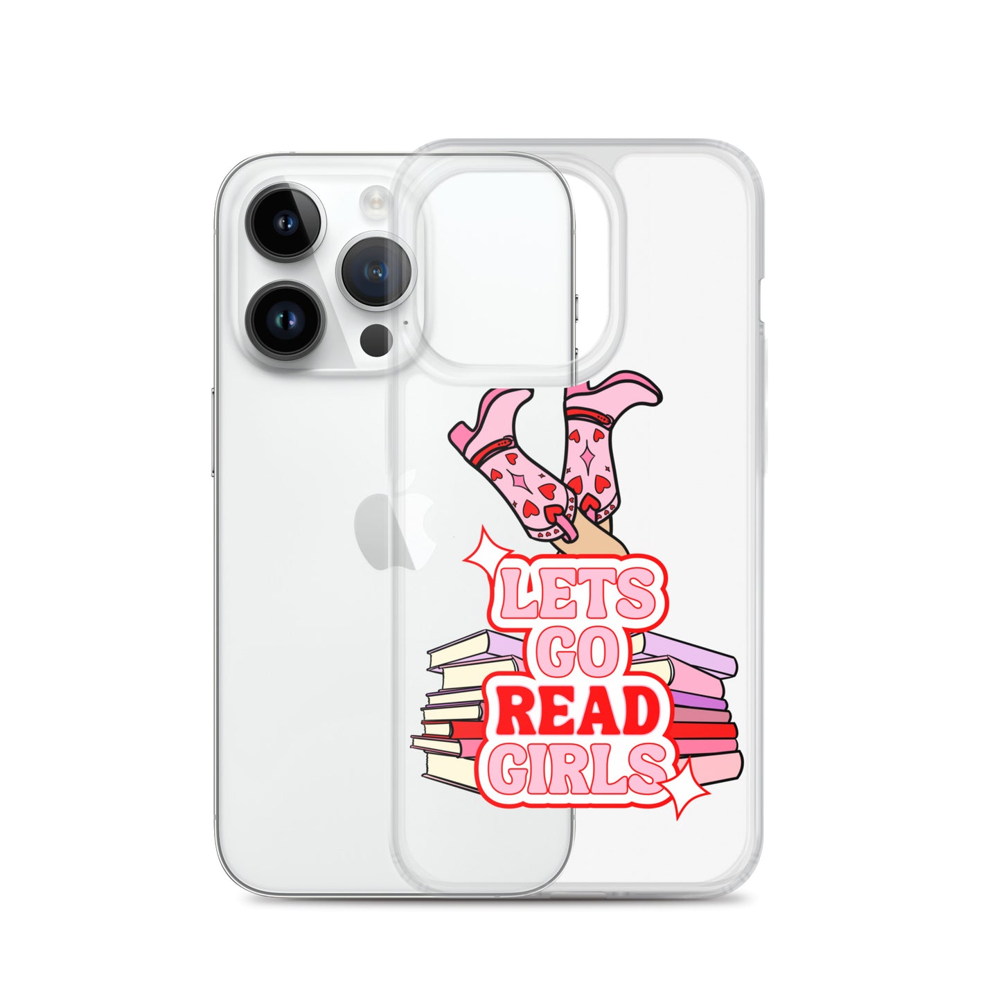 Let's Go (Read) Girls iPhone Case