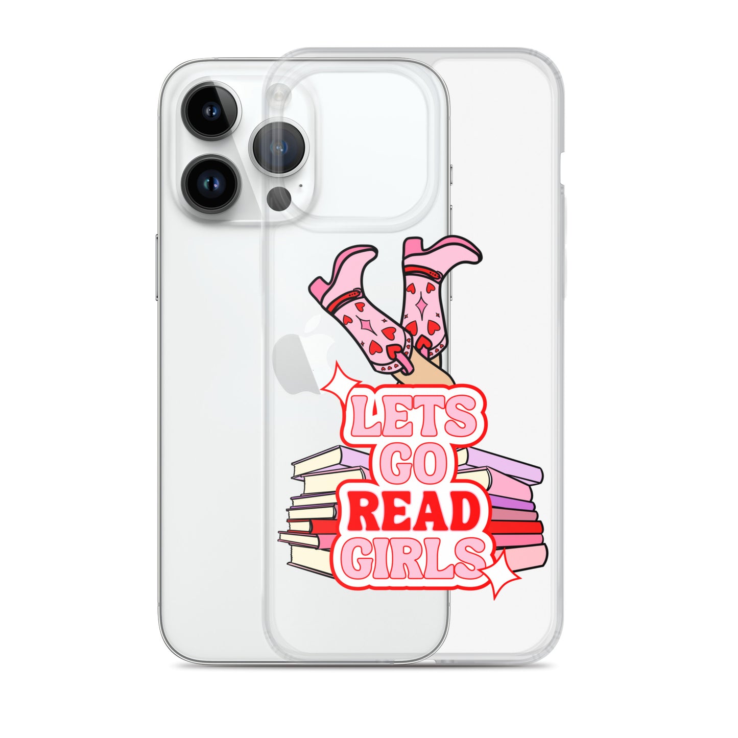 Let's Go (Read) Girls iPhone Case