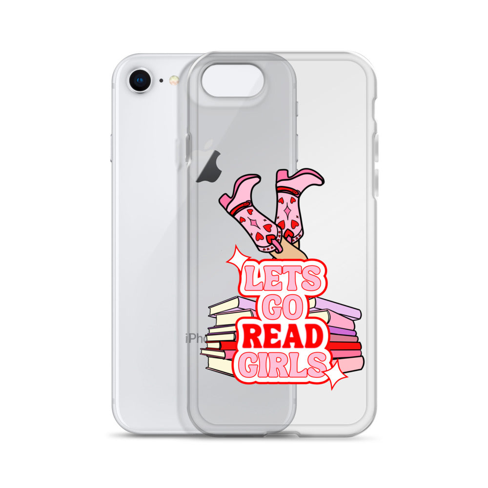 Let's Go (Read) Girls iPhone Case