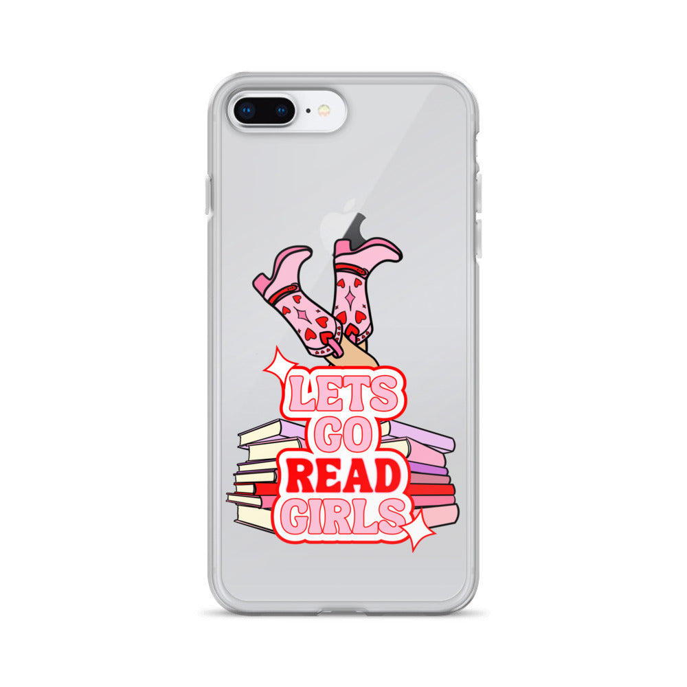 Let's Go (Read) Girls iPhone Case