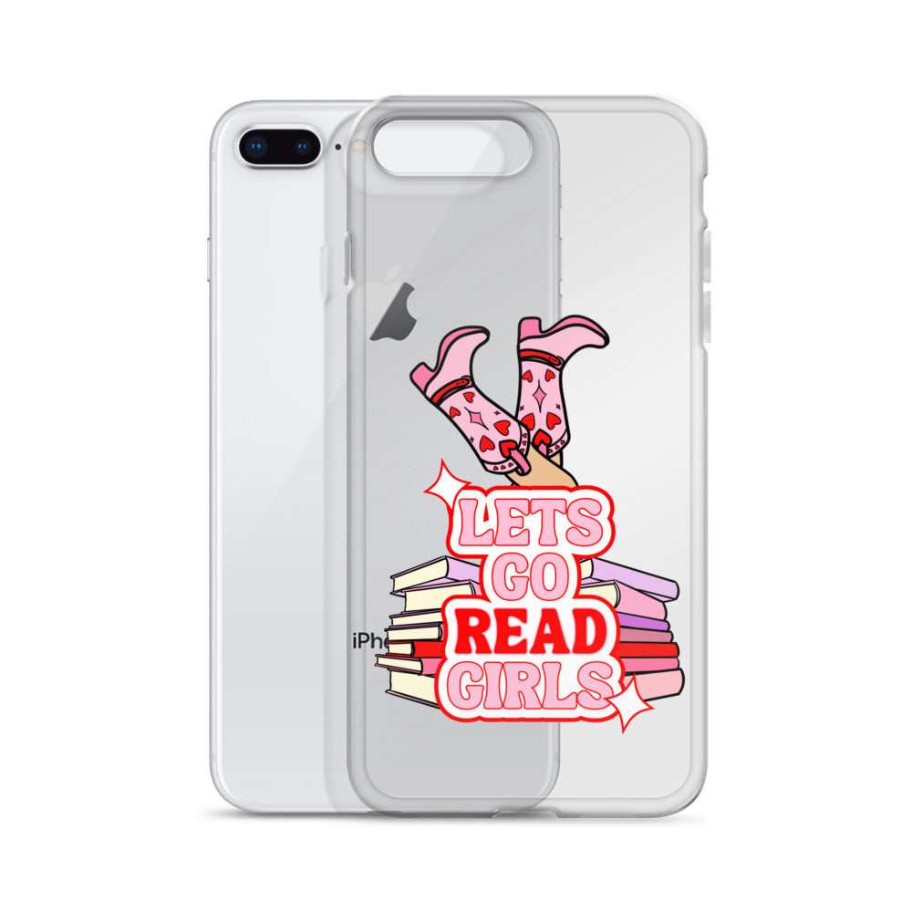 Let's Go (Read) Girls iPhone Case
