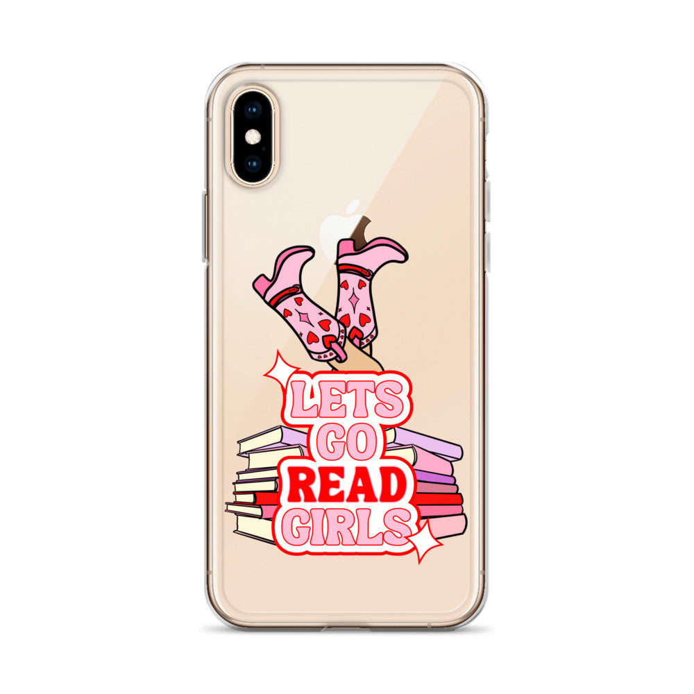 Let's Go (Read) Girls iPhone Case