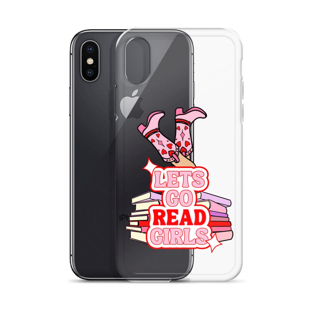 Let's Go (Read) Girls iPhone Case