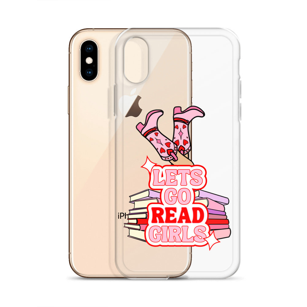Let's Go (Read) Girls iPhone Case