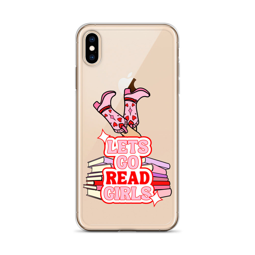 Let's Go (Read) Girls iPhone Case