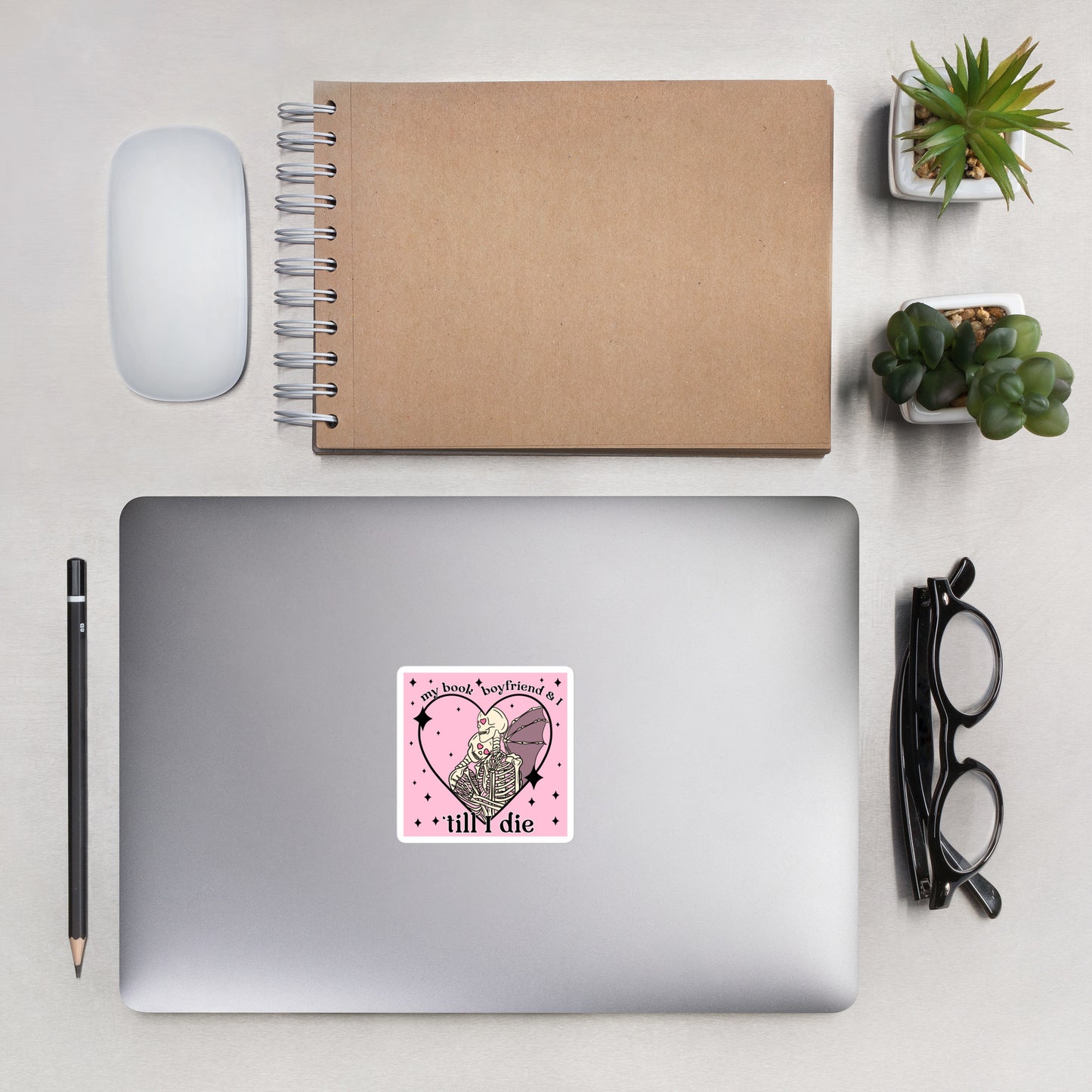 Book Boyfriend Till I Die Sticker