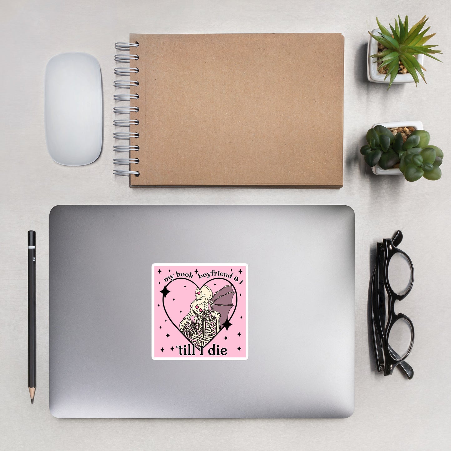 Book Boyfriend Till I Die Sticker