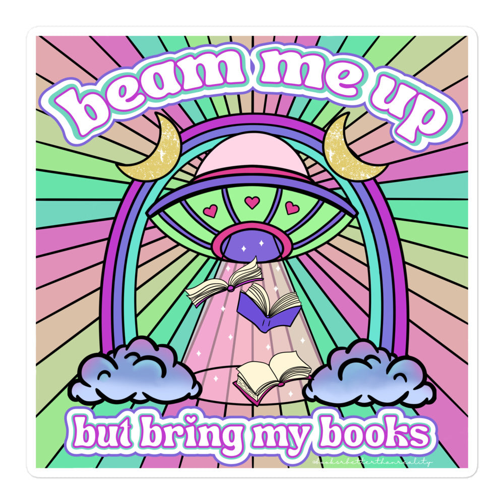 Beam Me Up Sticker
