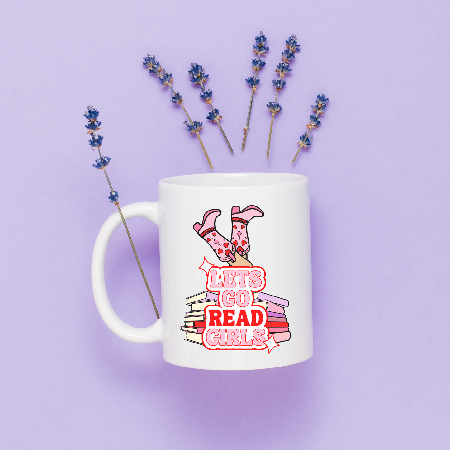 Let's Go (Read) Girls Mug